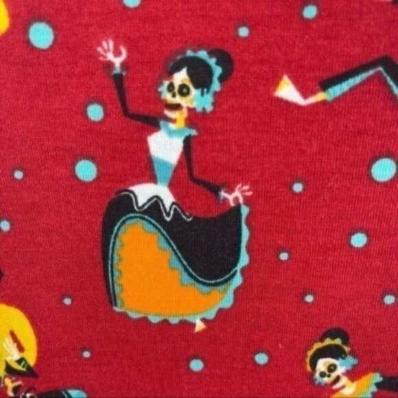 Lularoe Day Of The Dead Amber Hoodie tunic top size XL - Picture 10 of 13